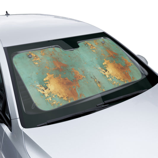 Car Sun Shades - Aqua Gold Collection 6