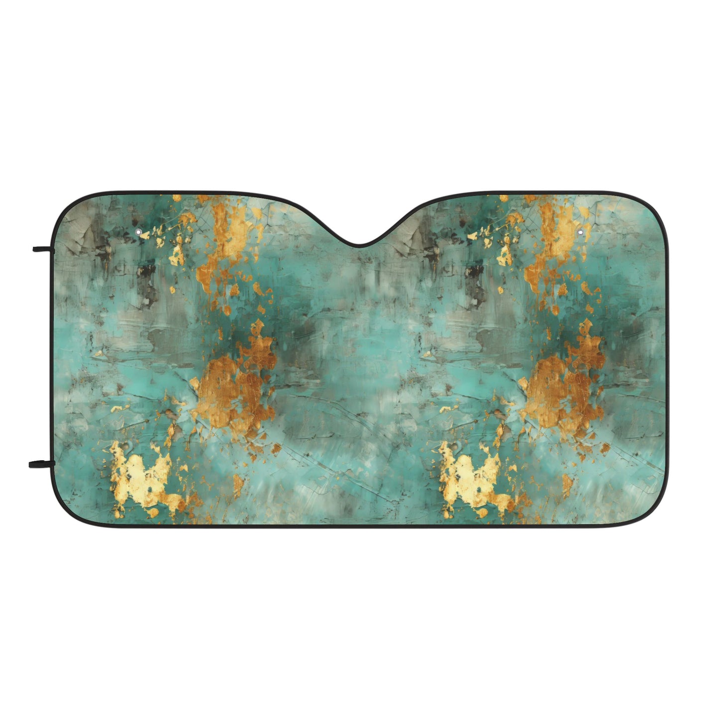 Car Sun Shades - Aqua Gold Collection 1