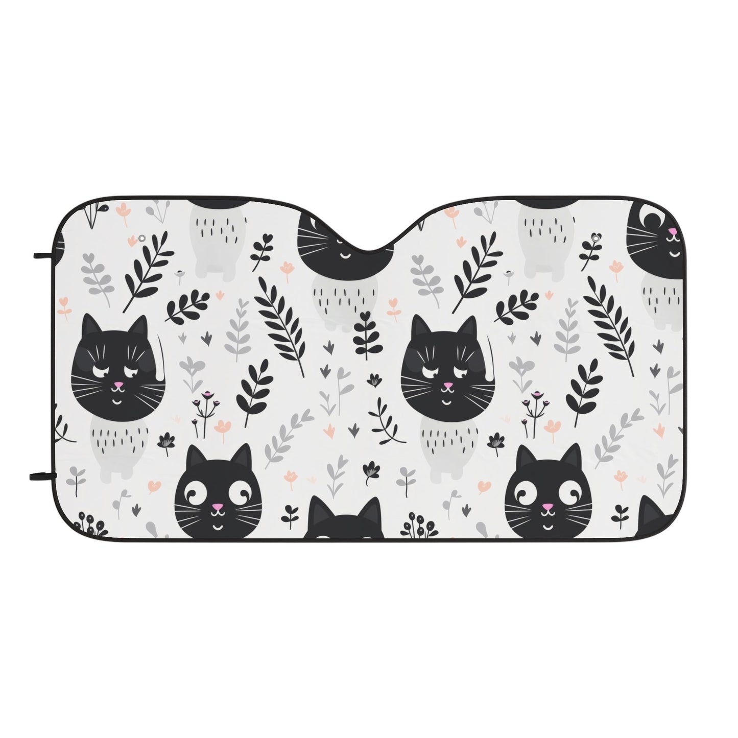 Cute Cat Car Sun Shades - Funny Pet Design for Animal Lovers