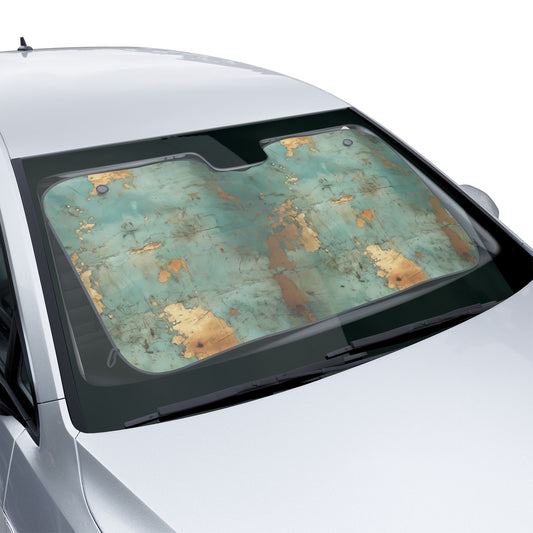 Car Sun Shades - Aqua Gold Collection 3