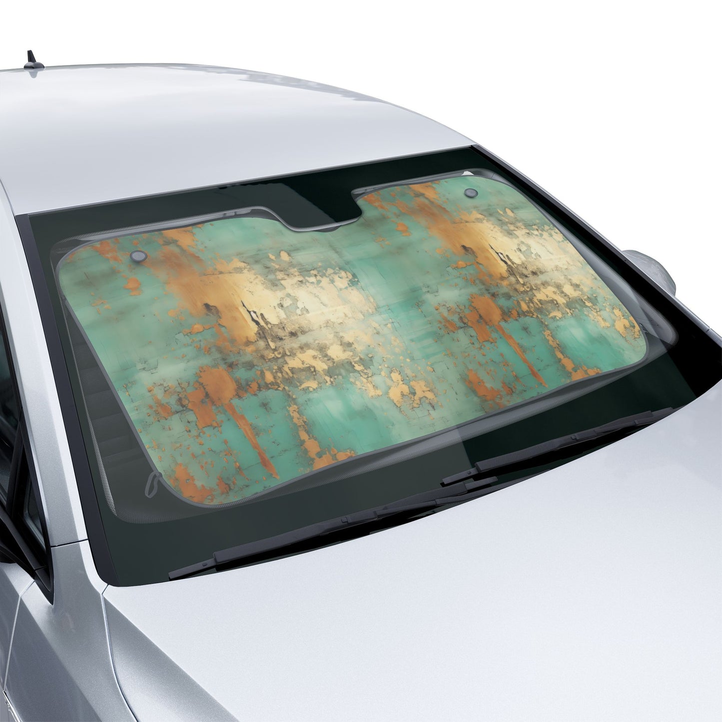 Car Sun Shades - Aqua Gold Collection 2